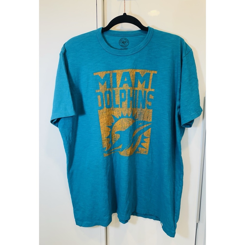 '47 Brand Miami Dolphins Teal Size XL Men's Shirt Sleeve T-shirt